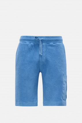 Fleece Sweatshorts in Hellblau