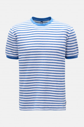 T-Shirt TERRY STRIPE TEE in Blau/Weiß gestreift