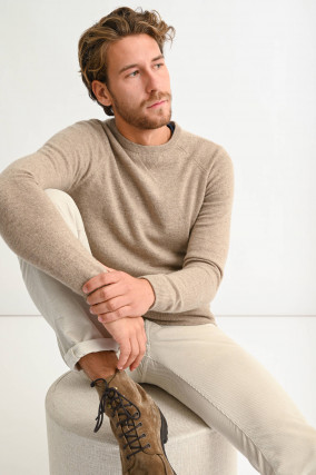 Cashmere Sweater in Taupe