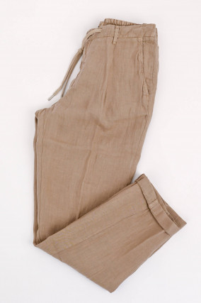 Chino COACH aus Leinen in Beige