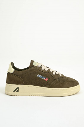 Rauleder-Sneaker MEDALIST LOW in Oliv