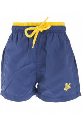 Badeshort KIDS in Royal/Gelb