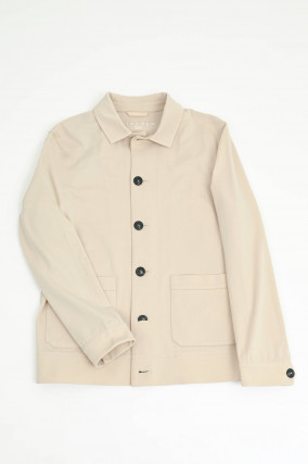Jacke aus Baumwoll-Mix in Coconut