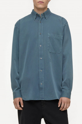 Overshirt in dunklem Petrol
