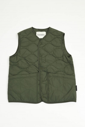 Stepp-Gilet in Oliv
