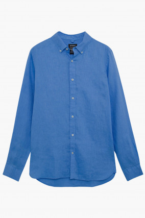 Leinen-Hemd MALIBUALF in Blau