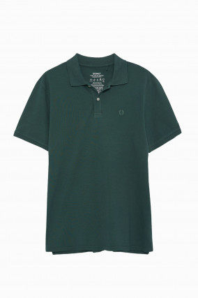 Pique Poloshirt TEDALF in Grün