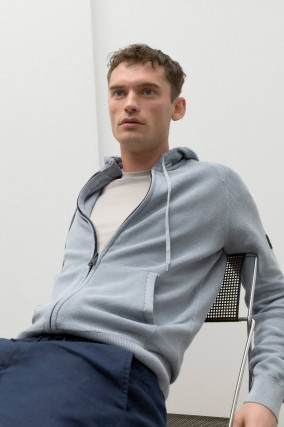 Zipper FICUSALF in Graublau