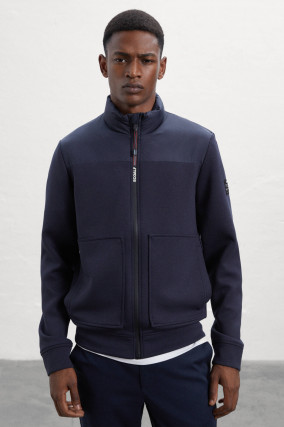 Sweatjacke BEZEAALF in Navy