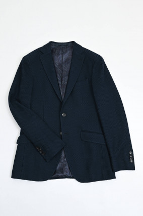 Strukturiertes Sakko in Navy