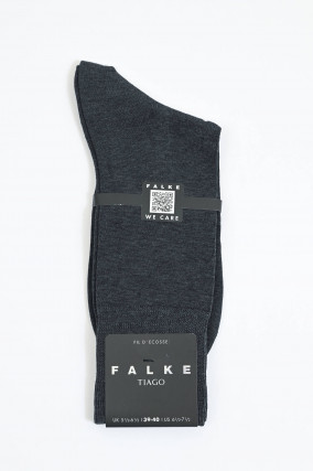 Socken aus Baumwolle in Anthrazit