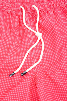 Gemusterte Badehose MADEIRA in Rot