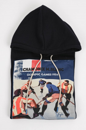 Hoodie OLYMPIADE CHAMONIX in Dunkelblau