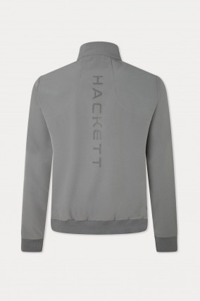 Sportliche Hybrid-Jacke in Grau