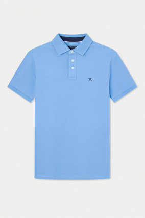 Poloshirt in Hellblau