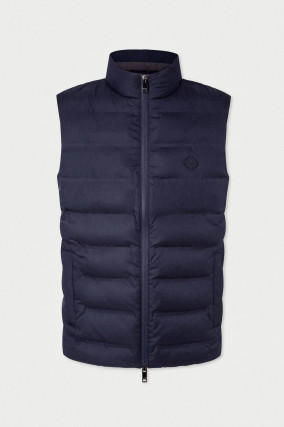 Gestepptes Gilet in Navy