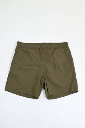 Badehose mit Herno-Stickerei in Khaki