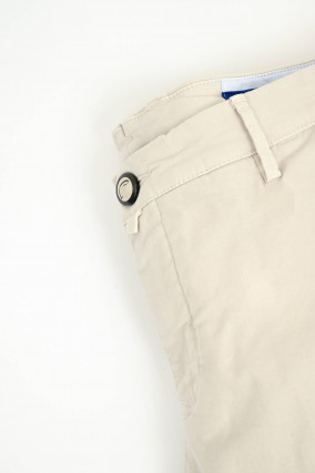  Slim Fit Chino BOBBY in Creme