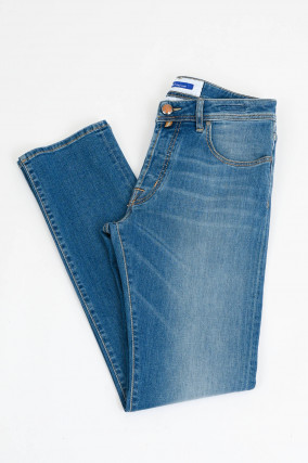 Slim Fit Jeans BARD in Mittelblau
