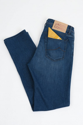 Slim Fit Jeans BARD in Mittelblau