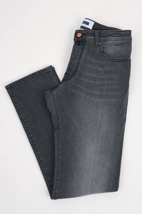 Slim Fit Jeans BARD mit Powerstretch in Grau