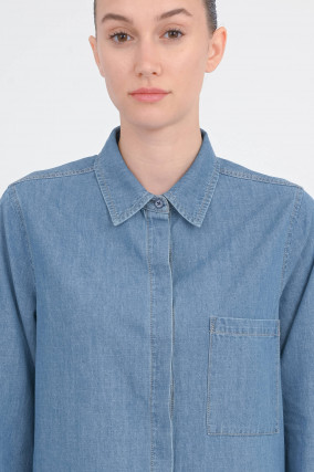 Jeanshemd in Medium Blue