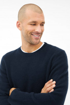 Cashmere Pullover LIAM in Navy