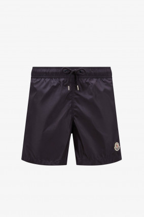 Badeshorts mit Logo in Navy