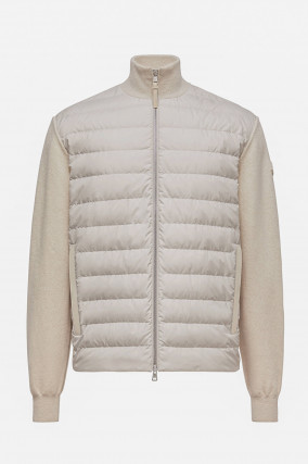 Hybrid Daunenjacke CARDIGAN in Hellbeige