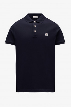 Klassisches Poloshirt in Navy