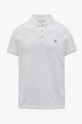 Klassiches Poloshirt in Weiß