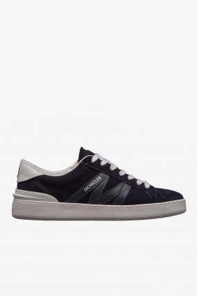 Veloursleder Sneaker MONACO in Navy