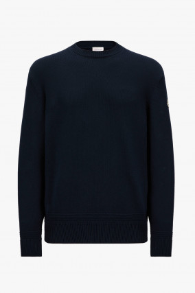 Crewneck aus Baumwolle in Navy