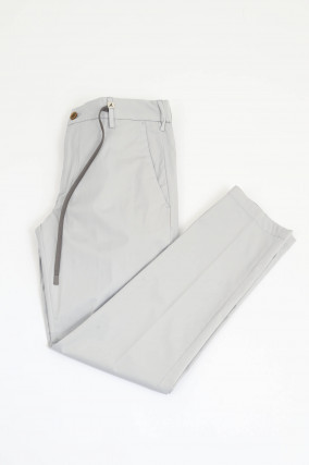 Hose aus Baumwoll-Mix in Light Grey