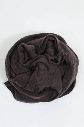 Schal aus reinem Cashmere in Coffee