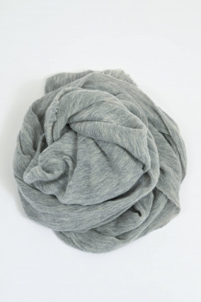 Schal aus reinem Cashmere in Silber