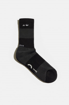 Socken HOCKEYTAPE in Anthrazit/Schwarz