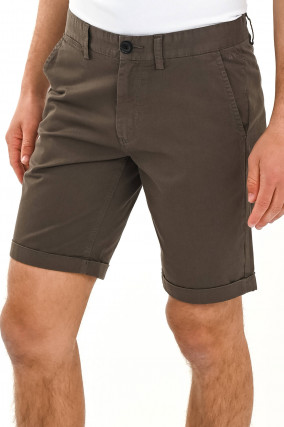 Basic Bermuda Shorts in Khaki