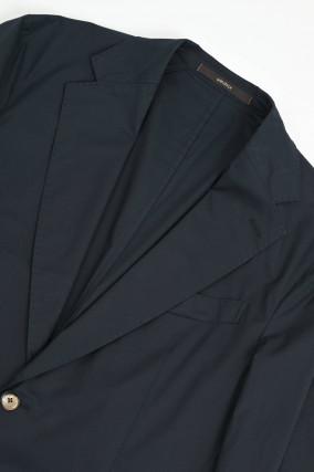 Baumwoll-Sakko in Navy