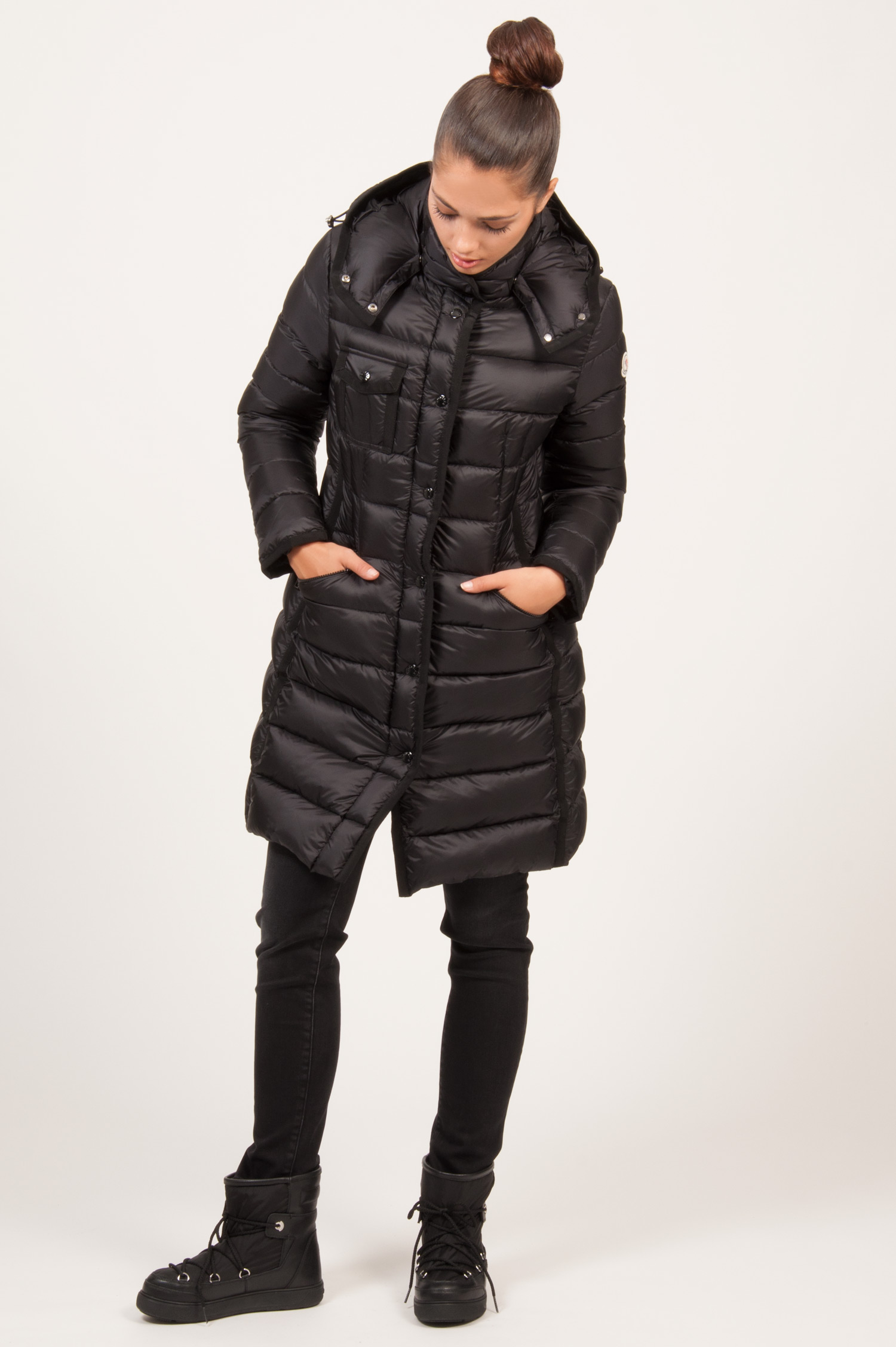 Moncler Daunenmantel HERMINE in Schwarz GRUENER.AT