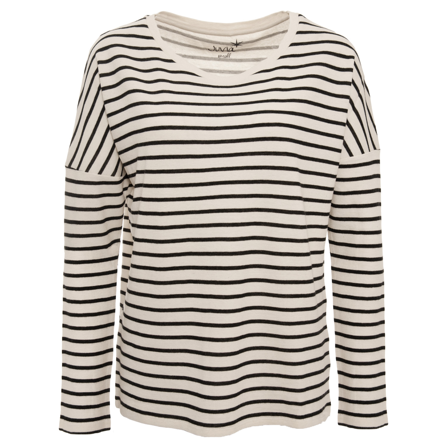Grüner Online Shop: Juvia Sweater SchwarzWeiß gestreift Juvia Sweater SchwarzWeiß gestreift | GRUENER.AT