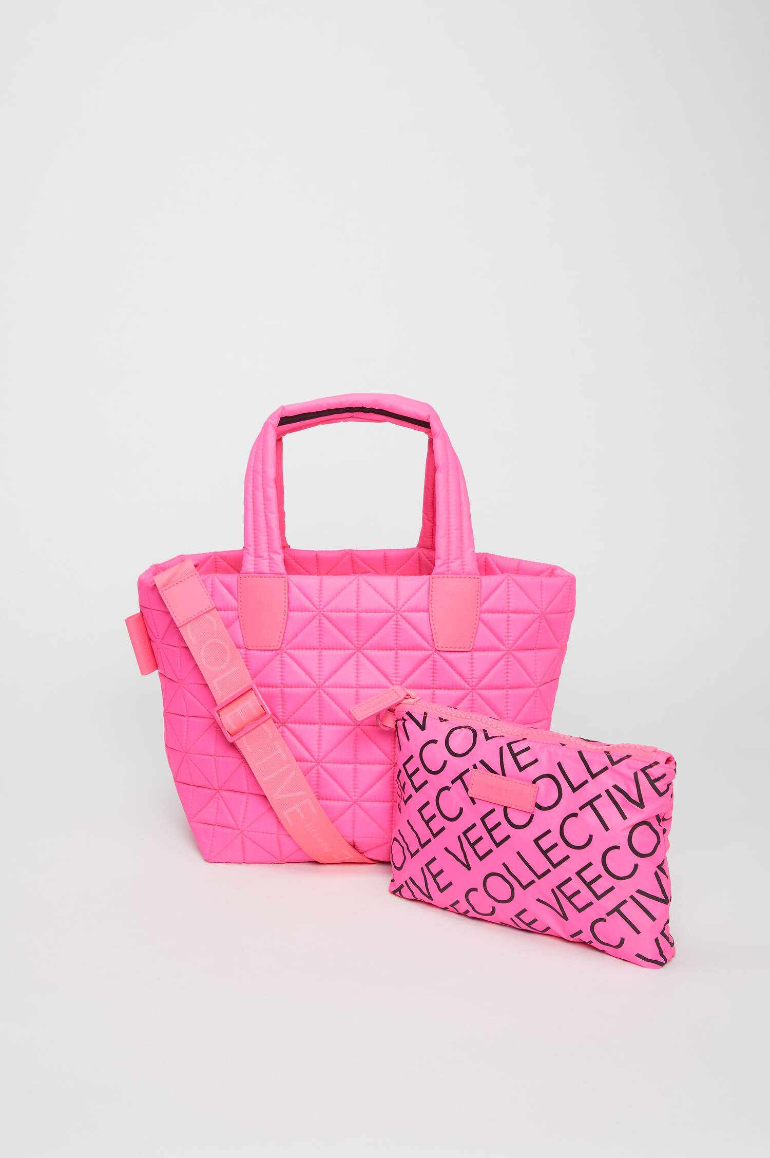 Vee Collective Gesteppte VEE TOTE SMALL in Neonpink GRUENER.AT